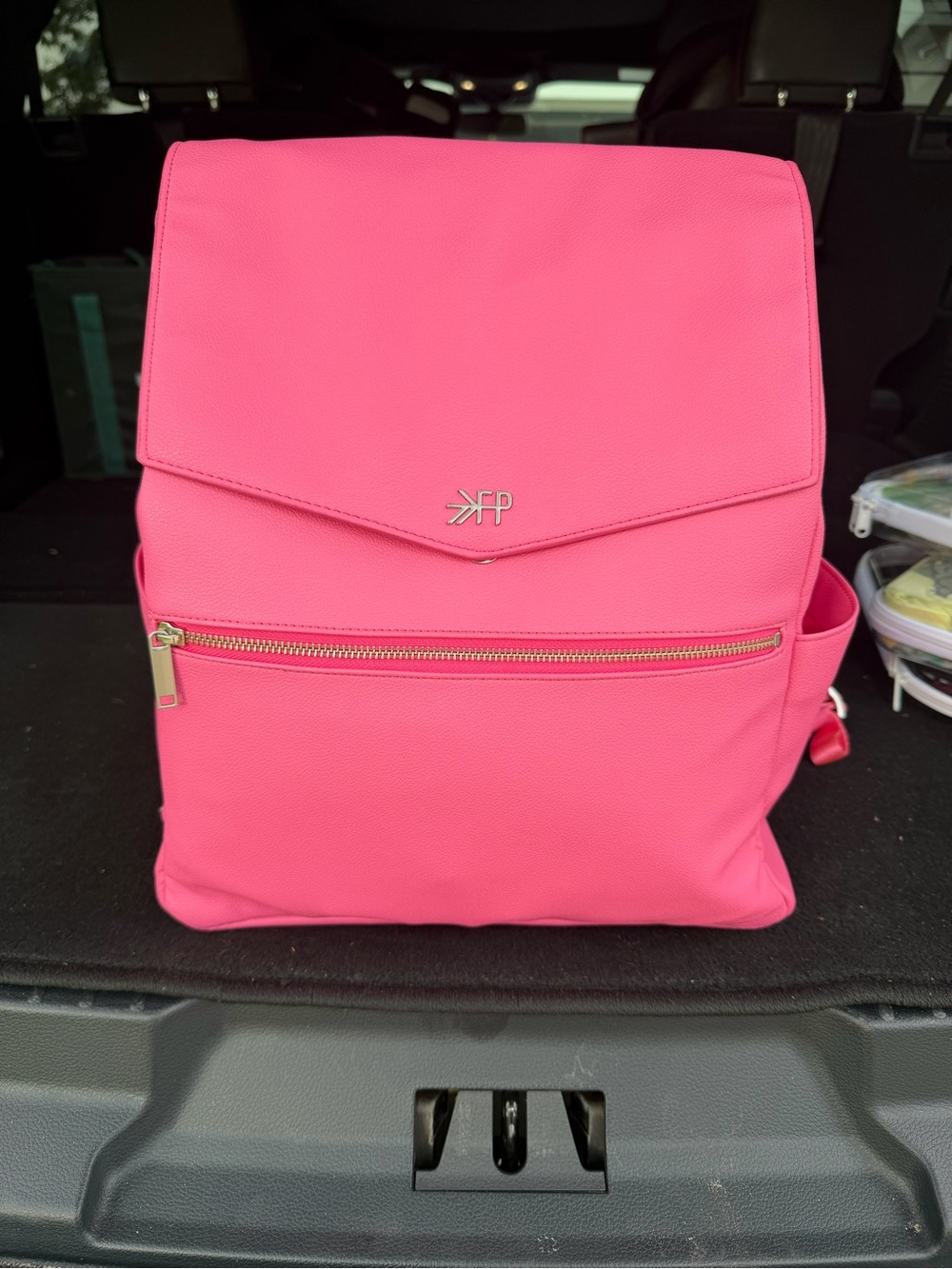 Freshly picked classic diaper bag II hot pink
